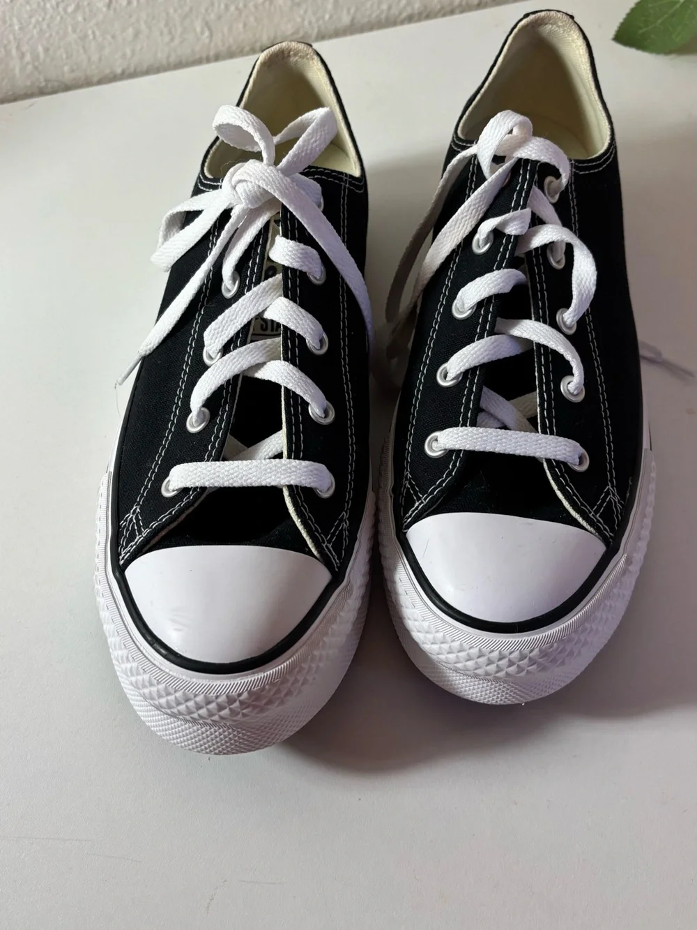 Converse Black and White Kids Low-Top Sneakers